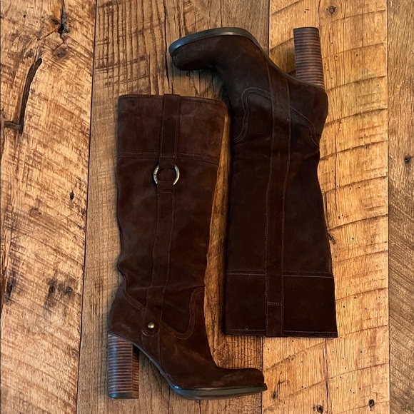 Guess Leather Suede Boots - Picture 1 of 10
